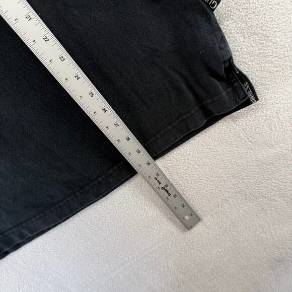 Vintage Guinness Rugby Shirt Men's large Black Gray Embroidered Beer Thick 90s - Picture 3 of 9